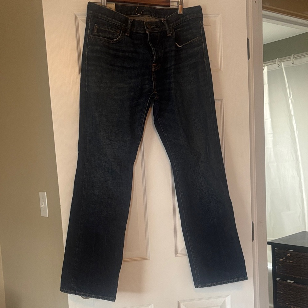 Abercrombie & Fitch Dark Wash Straight Jeans
